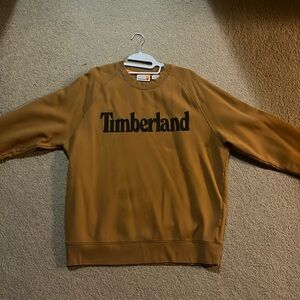 Brown Timberland crewneck, regular fit XL